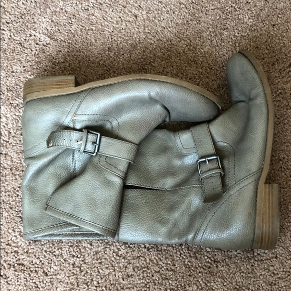 Old Navy Shoes - Old Navy grey moto boot